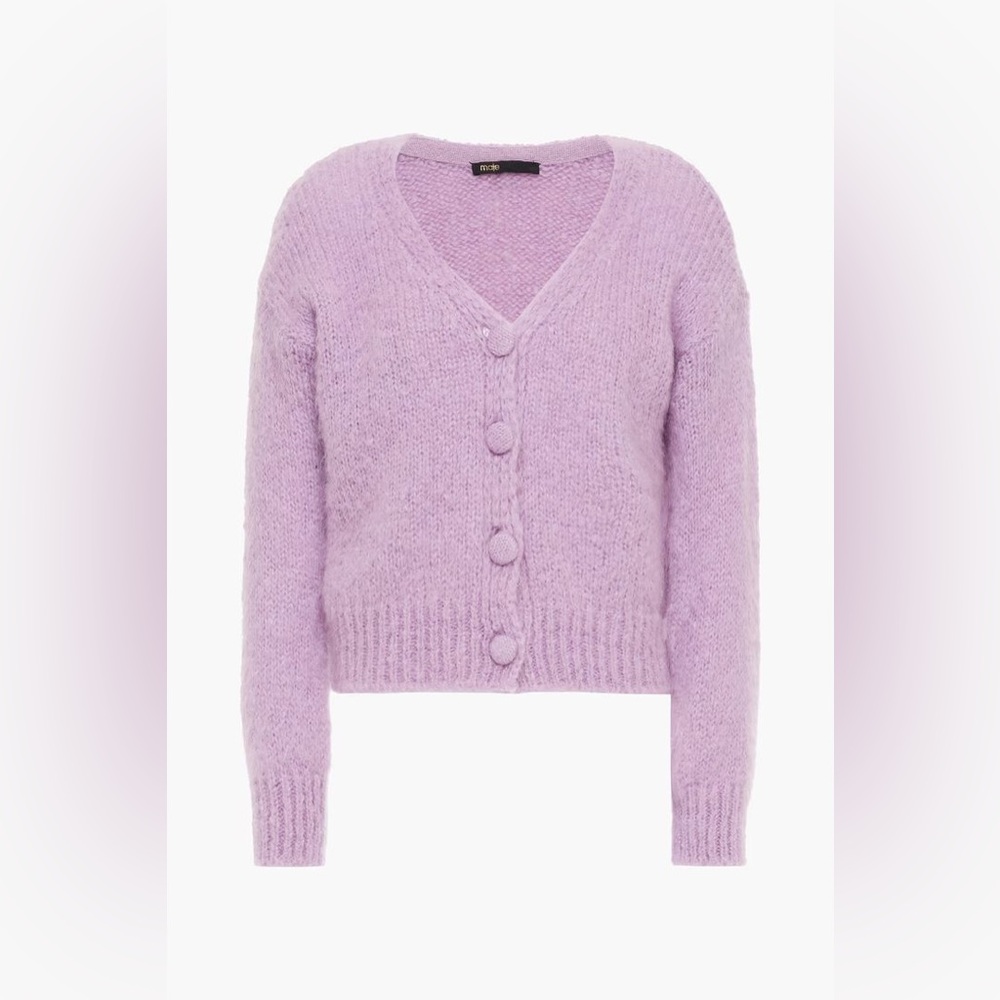 Maje Mistrigi Lavender Cardigan